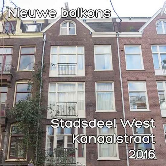 Kanaalstraat balkon - Omgevingsvergunning