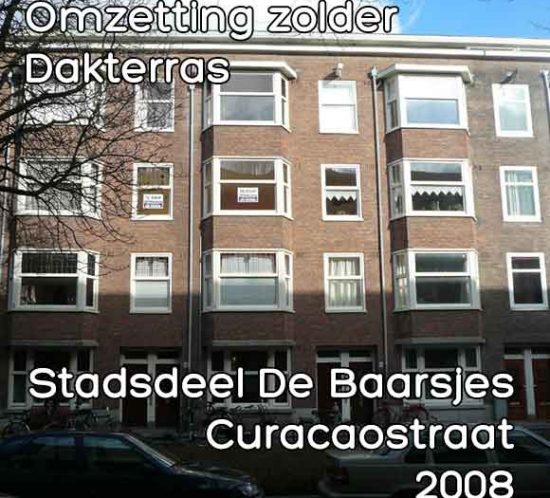 Curacaostraat 86 omzetting zolder dakterras