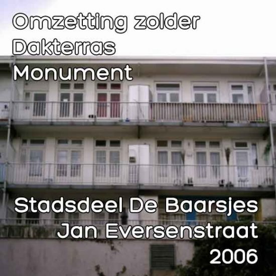 Eversenstraat 126, Jan omzetting zolder dakterras