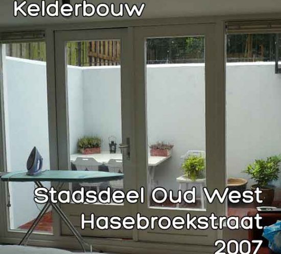 Hasebroekstraat omgevingsvergunning kelderbouw