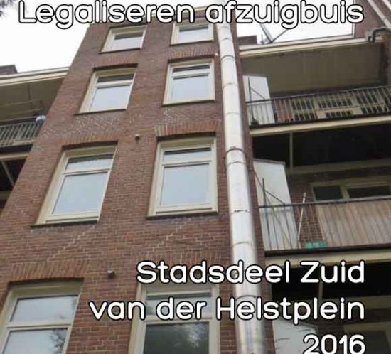 Helstplein, van der omgevingsvergunning legaliseren afzuigbuis