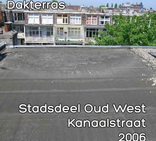 Kanaalstraat omgevingsvergunning dakterras