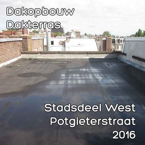 Potgieterstraat omgevingsvergunning dakopbouw