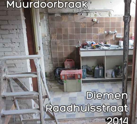 Raadhuisstraat omgevingsvergunning muurdoorbraak