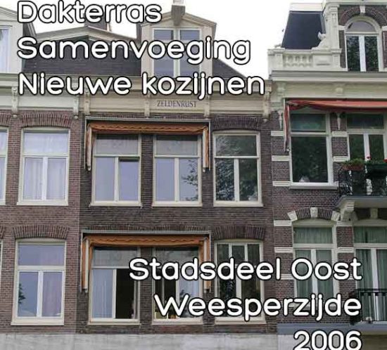 Weesperzijde omgevingsvergunning dakterras