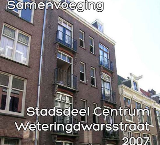 Weteringsdwarsstraat samenvoegingsvergunning