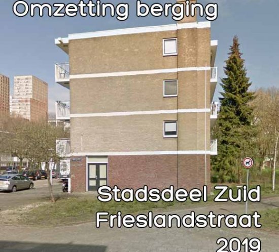 vergunning omzetting berging