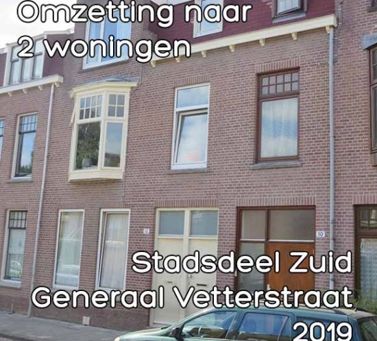 omzetting naar twee woningen