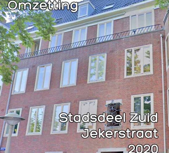 Omgevingsvergunning omzetting zolderberging Stadsdeel Zuid