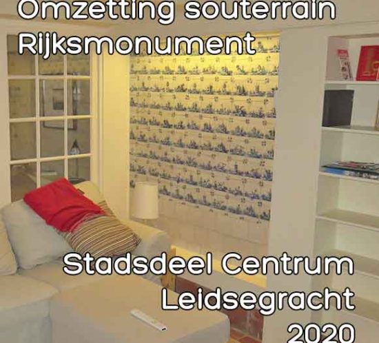 Monumentenvergunning omzetting souterrain